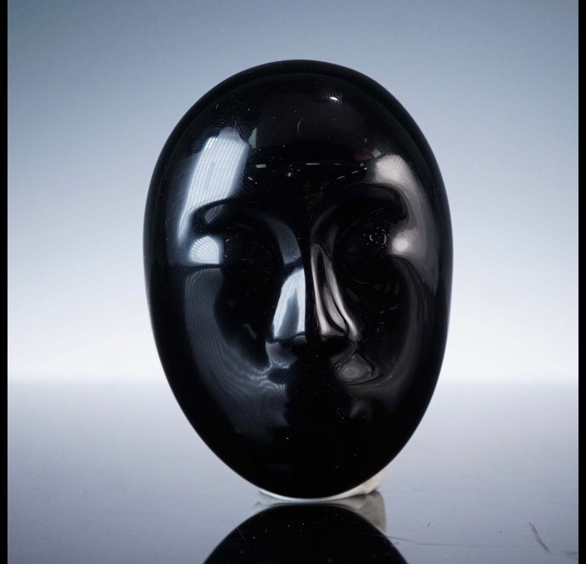 Baccarat Crystal Figurine, Tikki Tikki Black Crystal House - Replacements