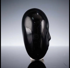 Baccarat Crystal Figurine, Tikki Tikki Black Crystal House - Replacements