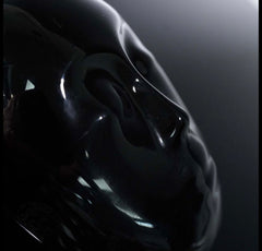 Baccarat Crystal Figurine, Tikki Tikki Black Crystal House - Replacements