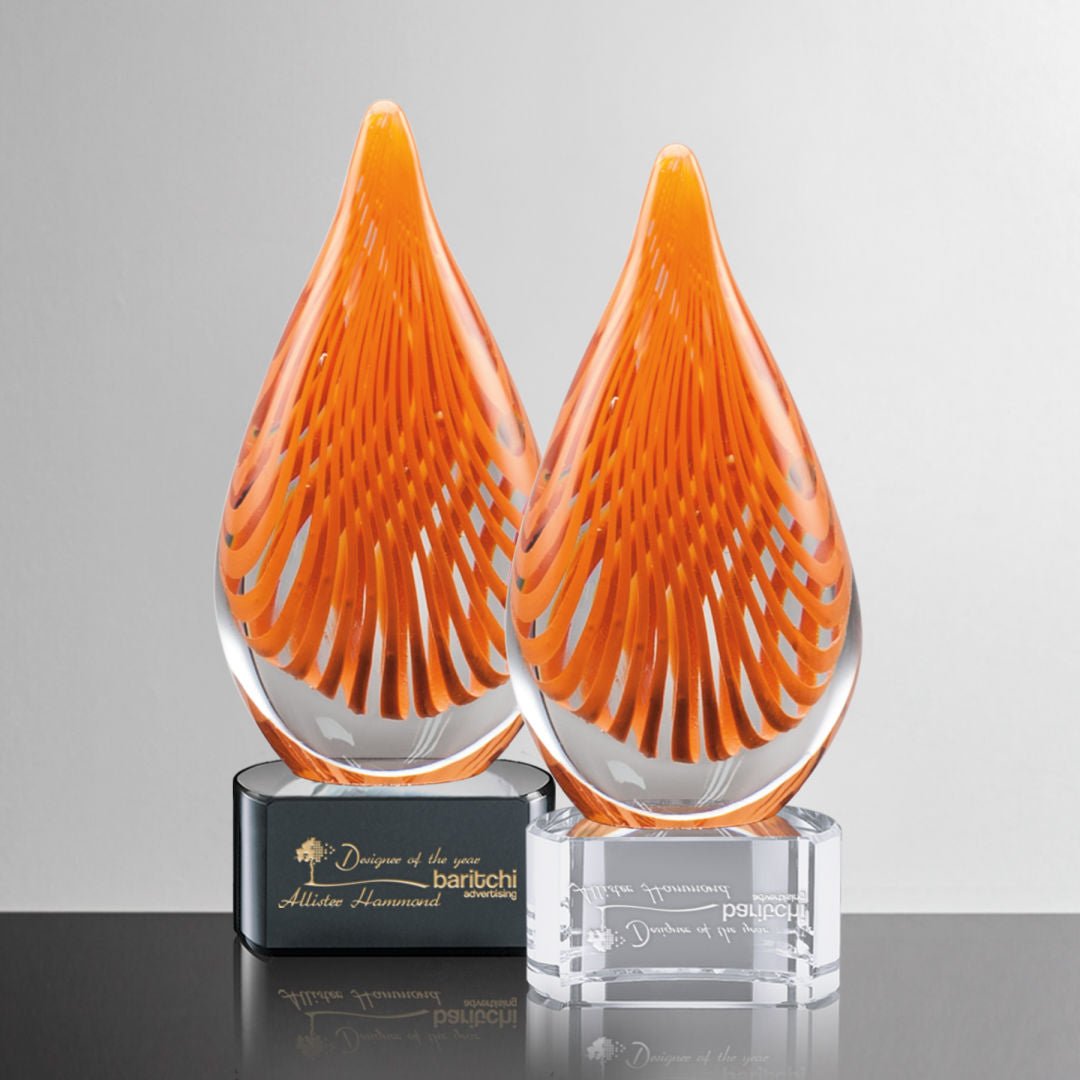 Bari Crystal Award – Luxury Recognition Trophy crystal edge - Crystal House