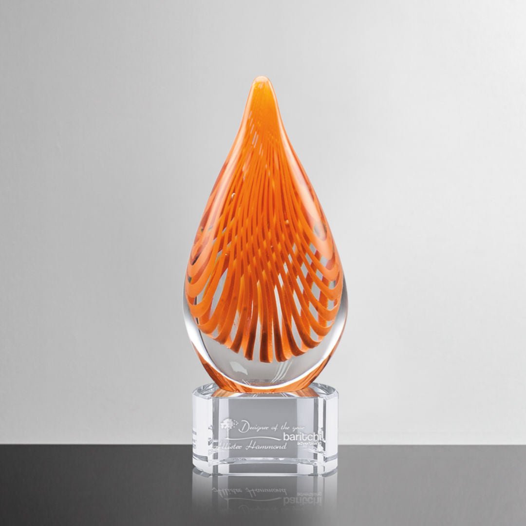 Bari Crystal Award – Luxury Recognition Trophy crystal edge - Crystal House