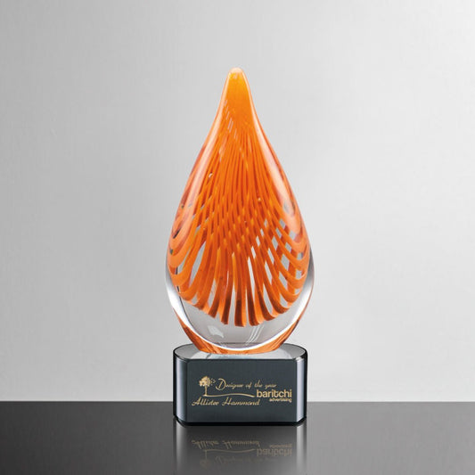 Bari Crystal Award – Luxury Recognition Trophy crystal edge - Crystal House