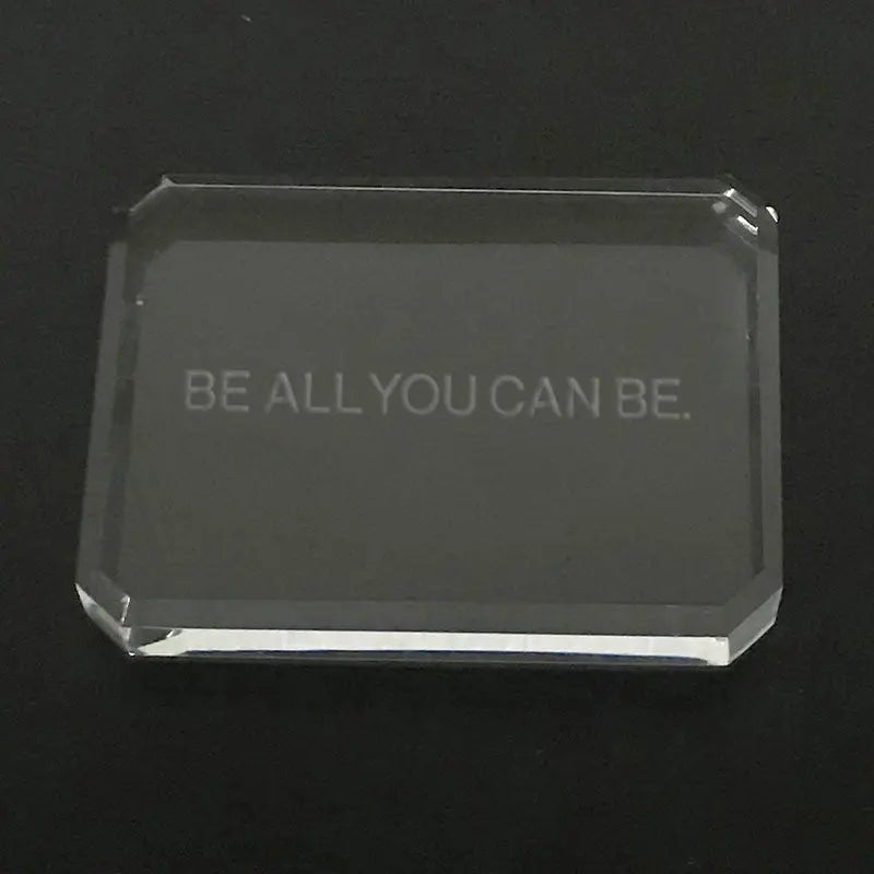 Be all you can be-army paperweight Crystal House