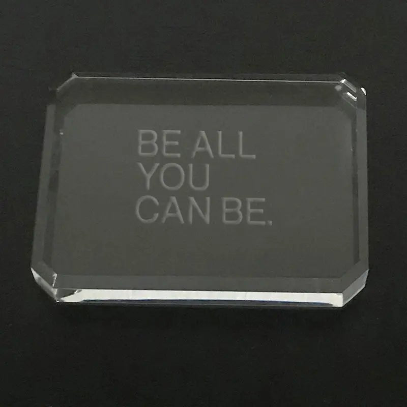 Be all you can be-army paperweight Crystal House