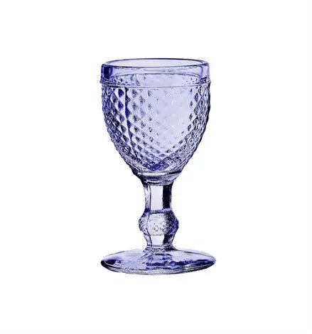 BICOS ALFAZEMA SET WITH 4 WHITE WINE GOBLETS LAVENDER Vista Alegre