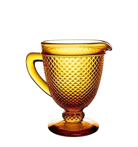 BICOS AMBAR SET WITH 4 WHITE WINE GOBLETS AMBAR Vista Alegre
