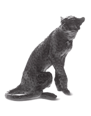 Black Cheetah by Jean-François Leroy 1000 ex Daum