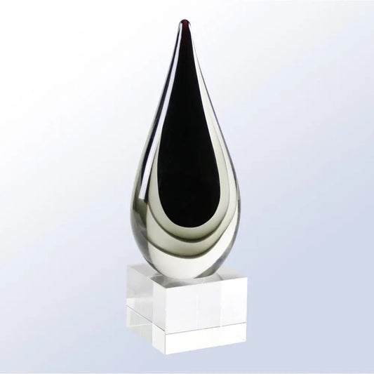 BLACK TEARDROP AWARD Crystal House - Prism
