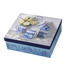 Spode Blue Italian Large Mugs Set of 4 – Luxury Fine China Coffee Cups