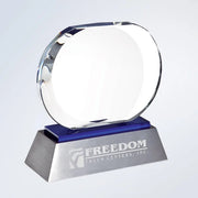 BLUE CELESTIAL (ALUMINUM BASE) Crystal House - Prism