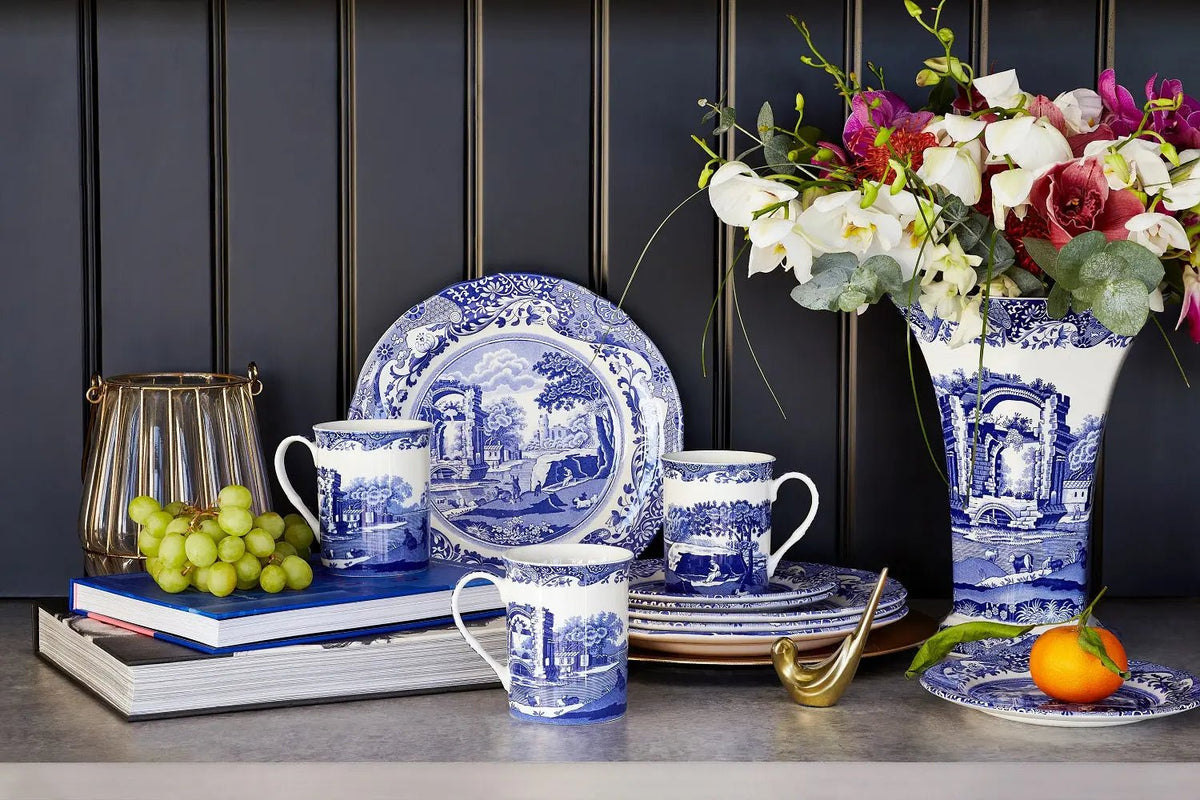Blue Italian Dinnerware 12-pc Set Spode