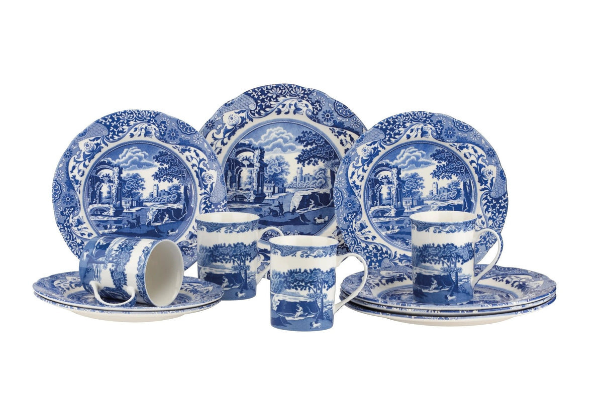 Blue Italian Dinnerware 12-pc Set Spode