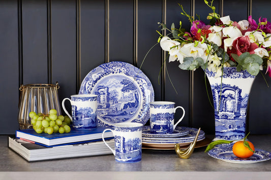 Blue Italian Dinnerware 12-pc Set Spode