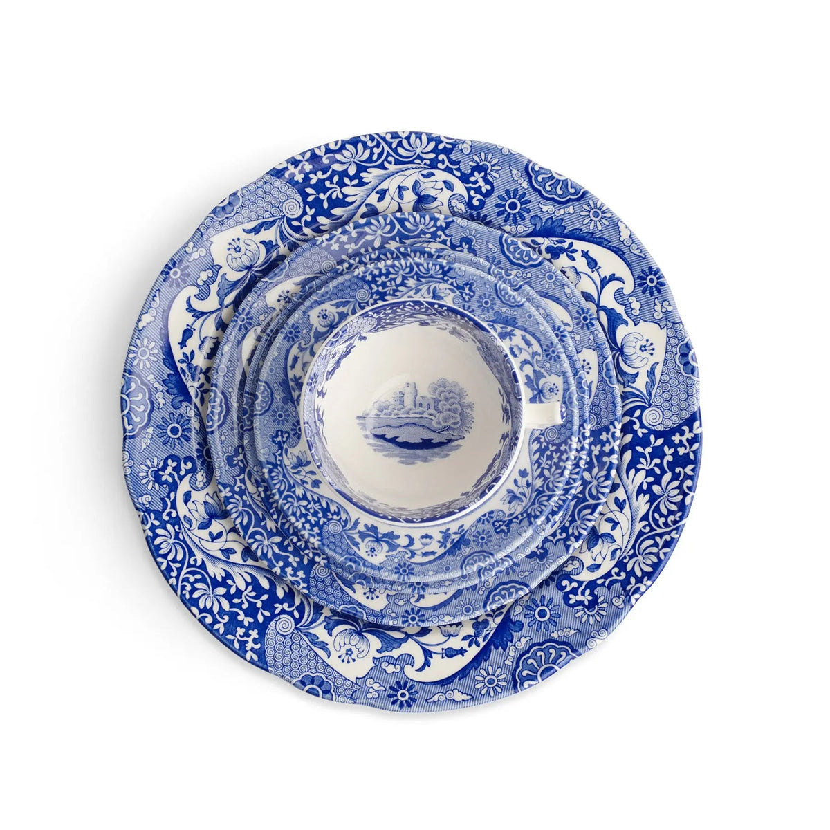 Blue Italian Dinnerware 5-pc Place Setting Spode