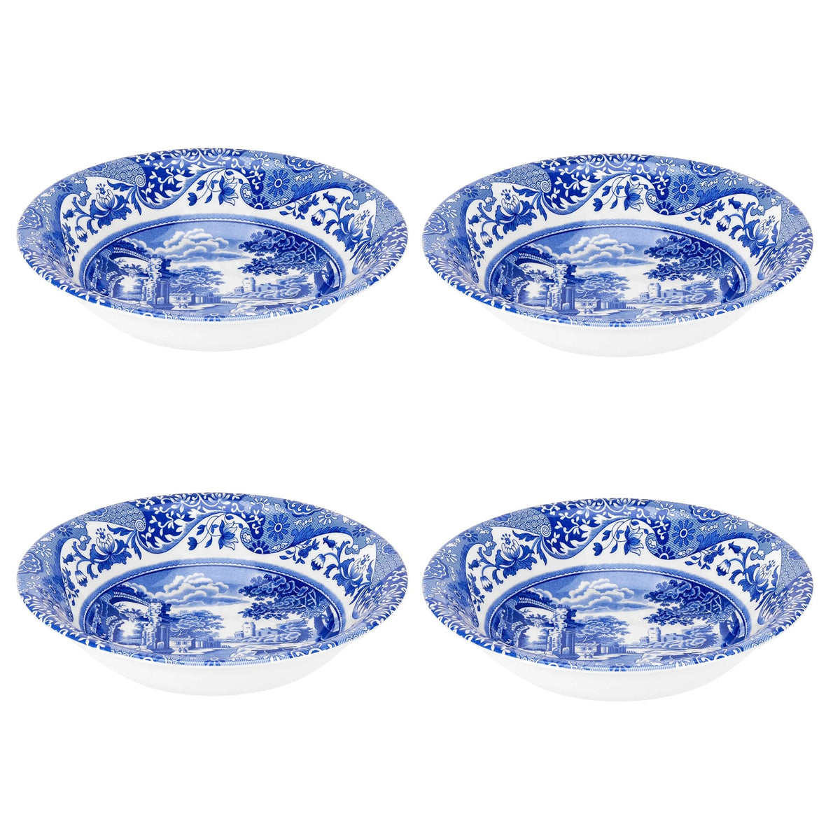Blue Italian Dinnerware Cereal Bowl Spode