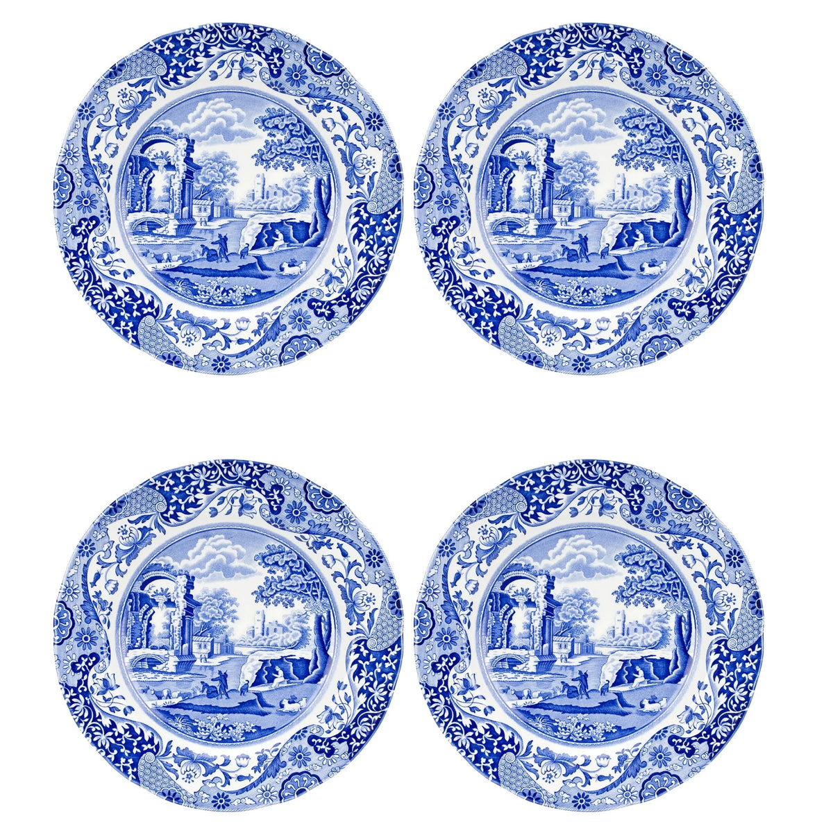 Blue Italian Dinnerware Dinner Plate Spode