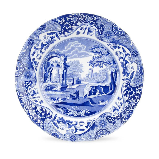 Blue Italian Dinnerware Luncheon Plate Spode