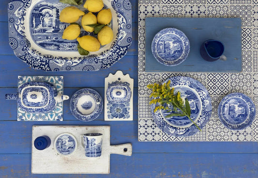 Blue Italian Dinnerware Pasta Bowl Spode