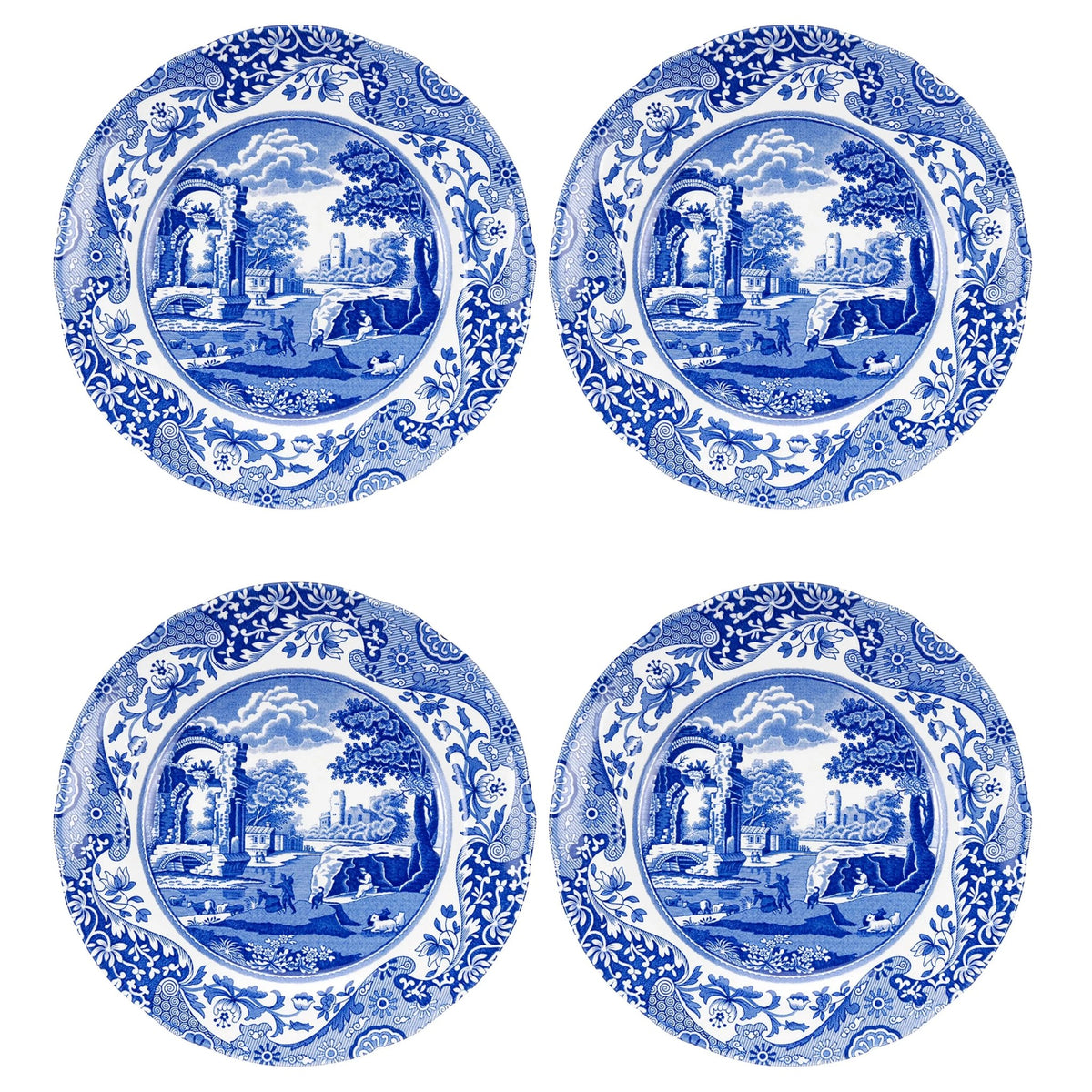 Blue Italian Dinnerware Salad Plate */** Spode