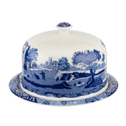 Blue Italian Serveware 2 Piece Serving Platter with Dome Spode