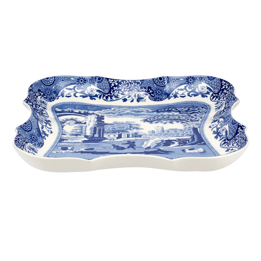 Blue Italian Serveware Devonia Tray Spode