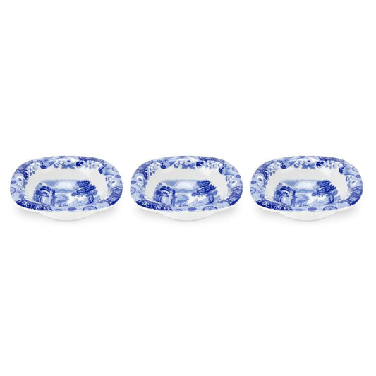Blue Italian Serveware Dip Dishes S/3 Spode