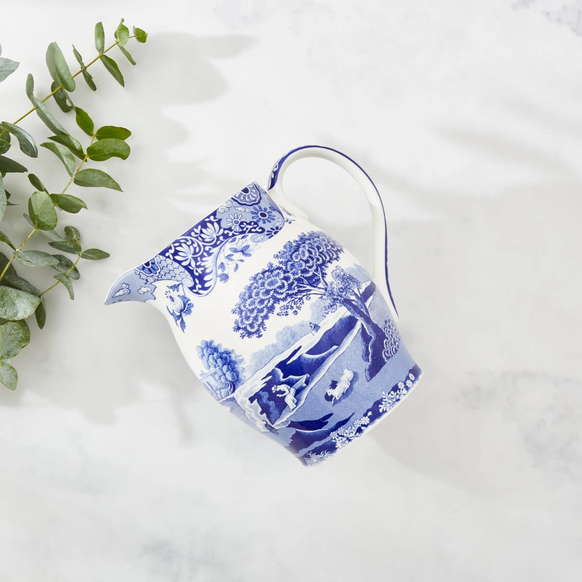 Blue Italian Serveware Pitcher Spode