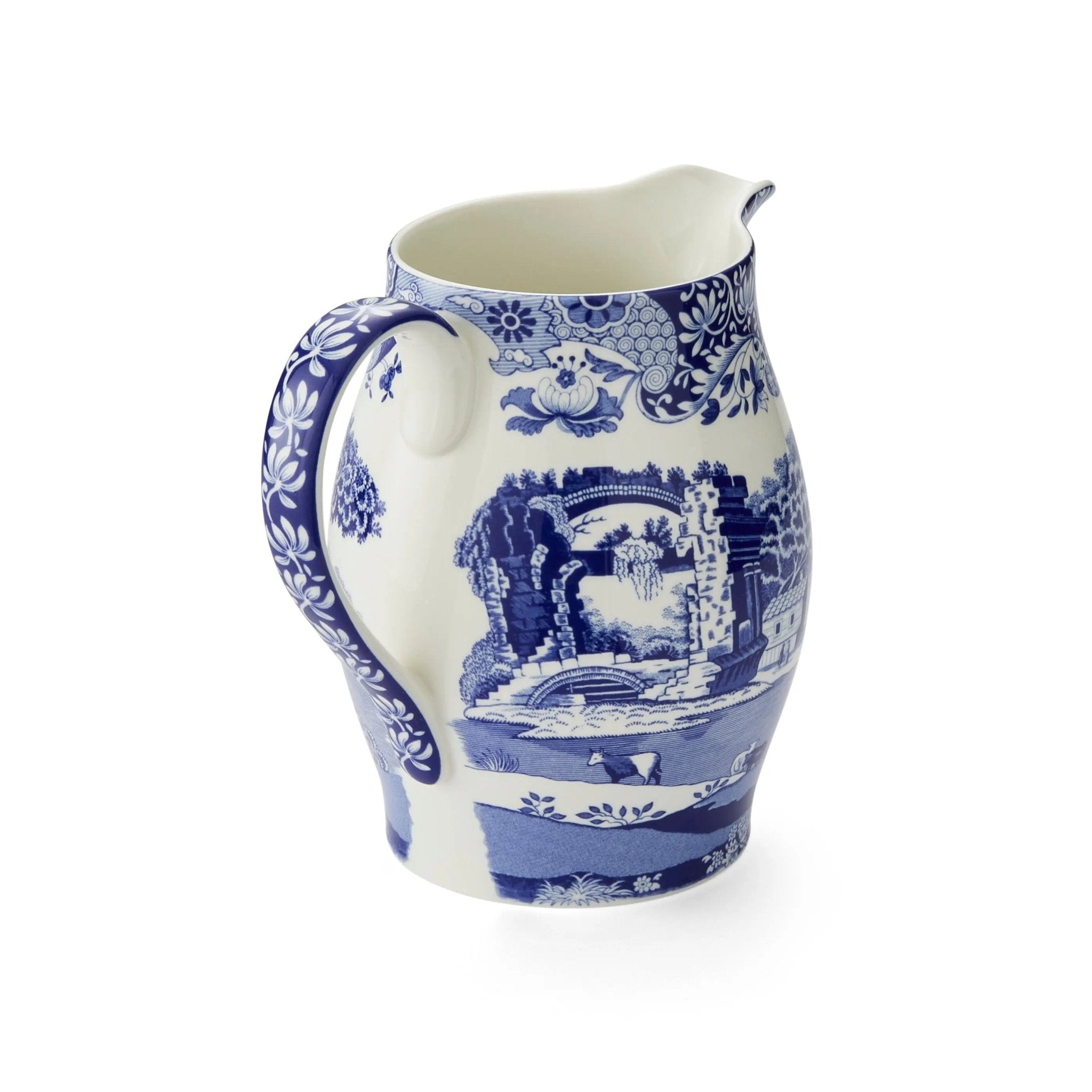 Blue Italian Serveware Pitcher Spode