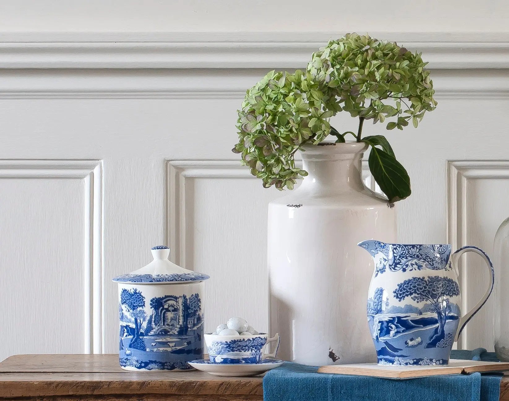 Blue Italian Serveware Pitcher Spode