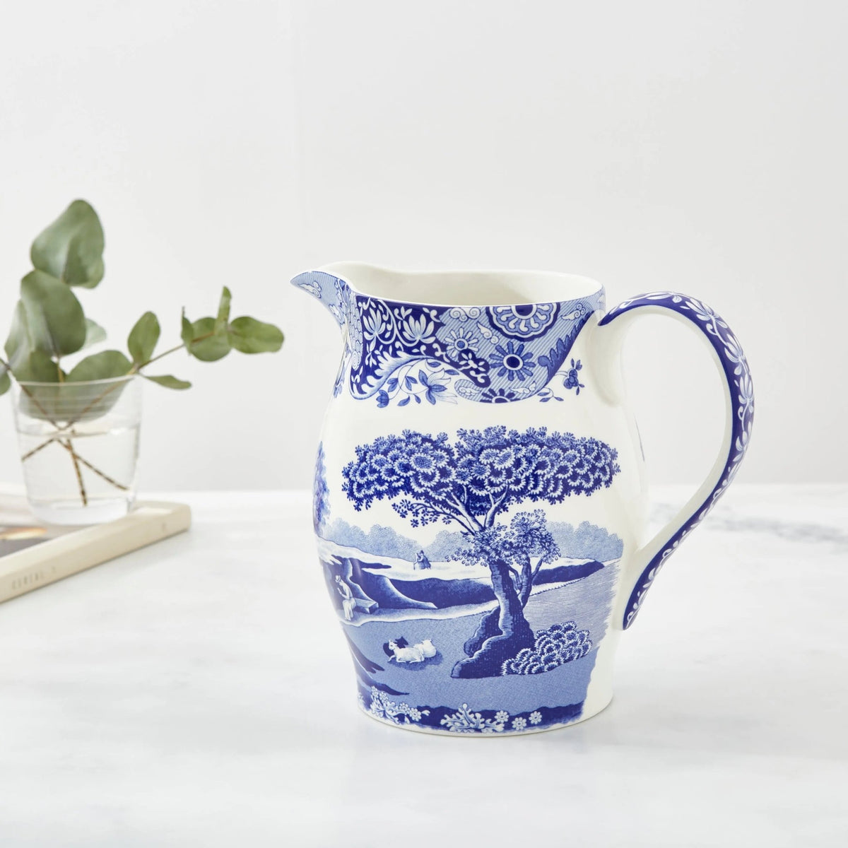 Blue Italian Serveware Pitcher Spode