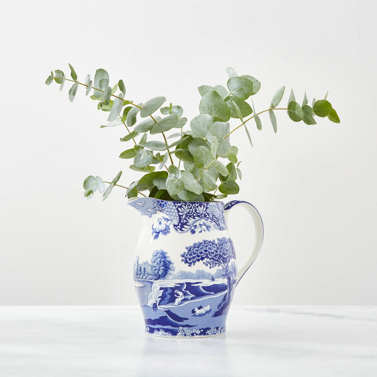 Blue Italian Serveware Pitcher Spode