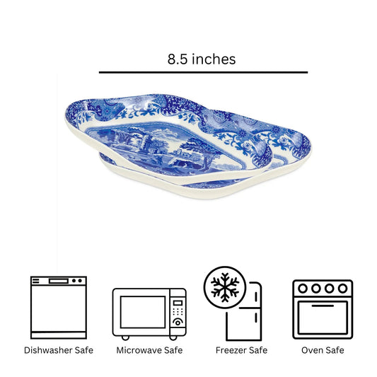 Blue Italian Serveware S/2 Pickle Dishes Spode