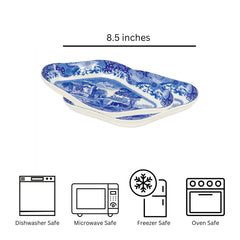 Blue Italian Serveware S/2 Pickle Dishes Spode