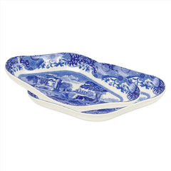 Blue Italian Serveware S/2 Pickle Dishes Spode