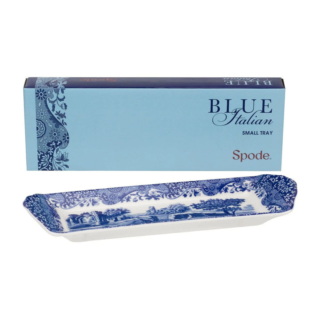 Blue Italian Serveware Small Tray 9'' Spode
