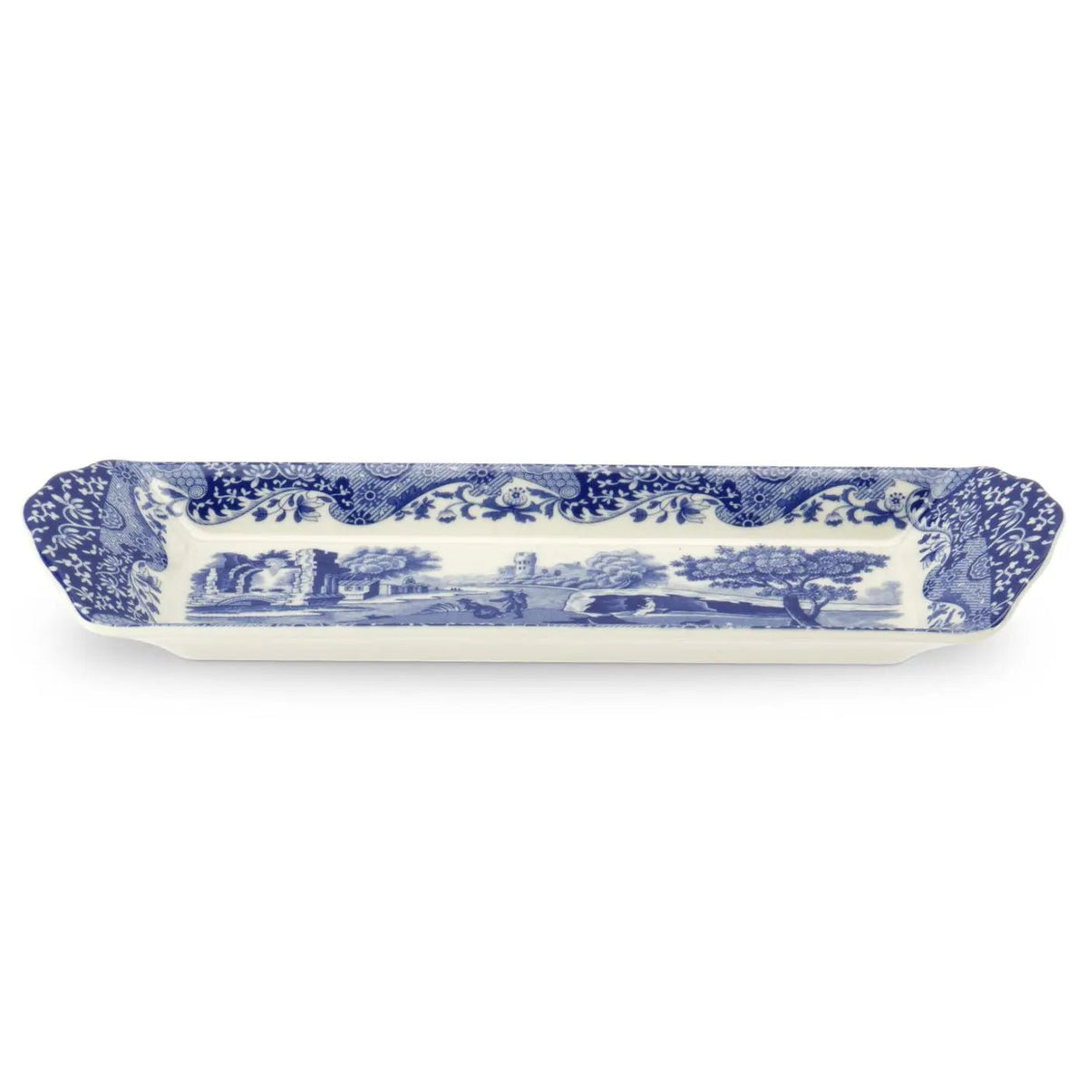 Blue Italian Serveware Small Tray 9'' Spode
