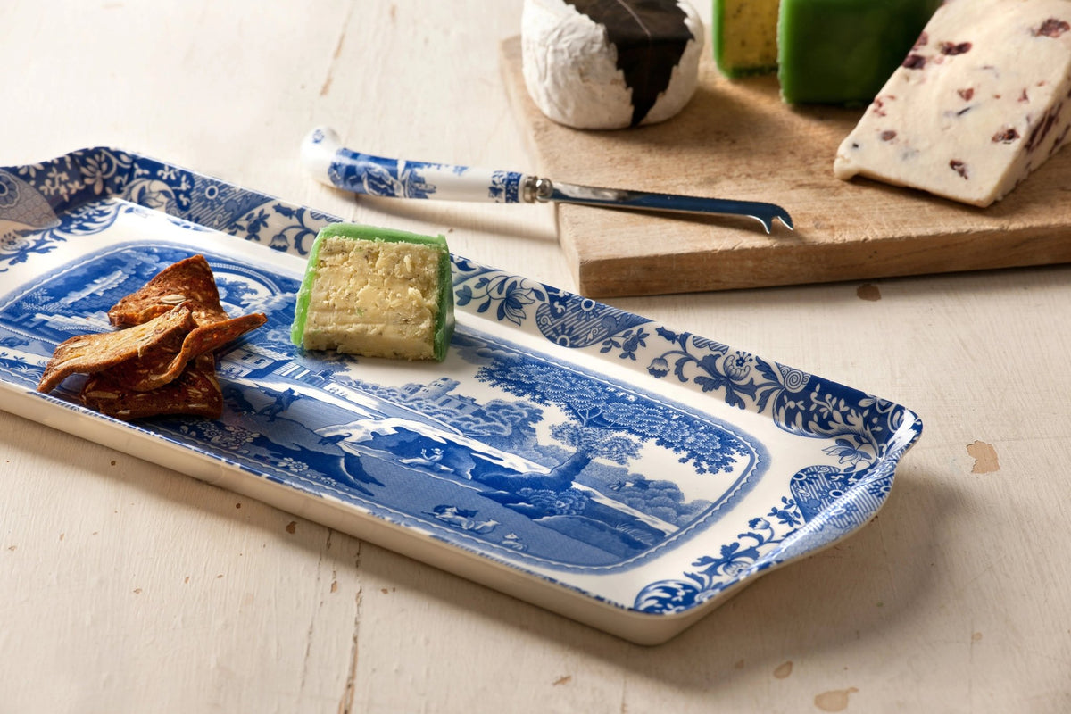 Blue Italian Serveware Small Tray 9'' Spode