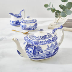 Blue Italian Serveware Teapot Spode