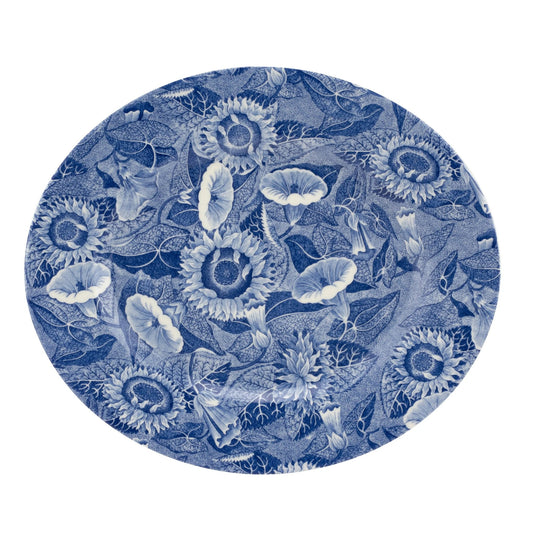 Blue Room Sunflower Dinnerware / Serveware / Giftware Oval Platter Spode