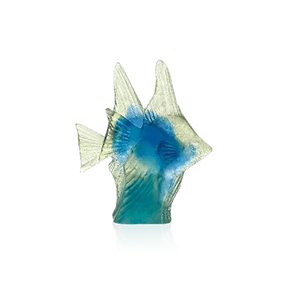 Blue yellow fish couple Daum