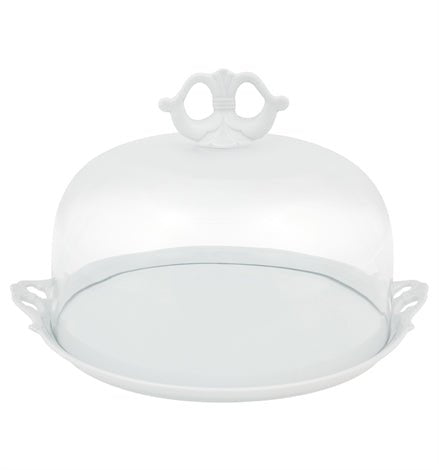 Boleira Covered Cake Plate Vista Alegre - Crystal House