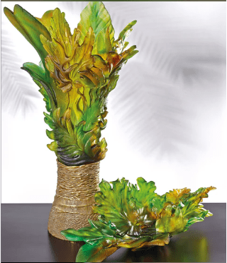 Bornéo Magnum Centerpiece by Emilio Robba 225 ex Daum - Crystal House