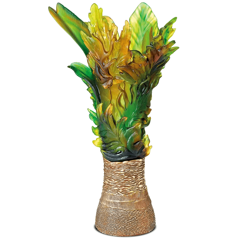 Bornéo Magnum Vase by Emilio Robba 99 ex Daum