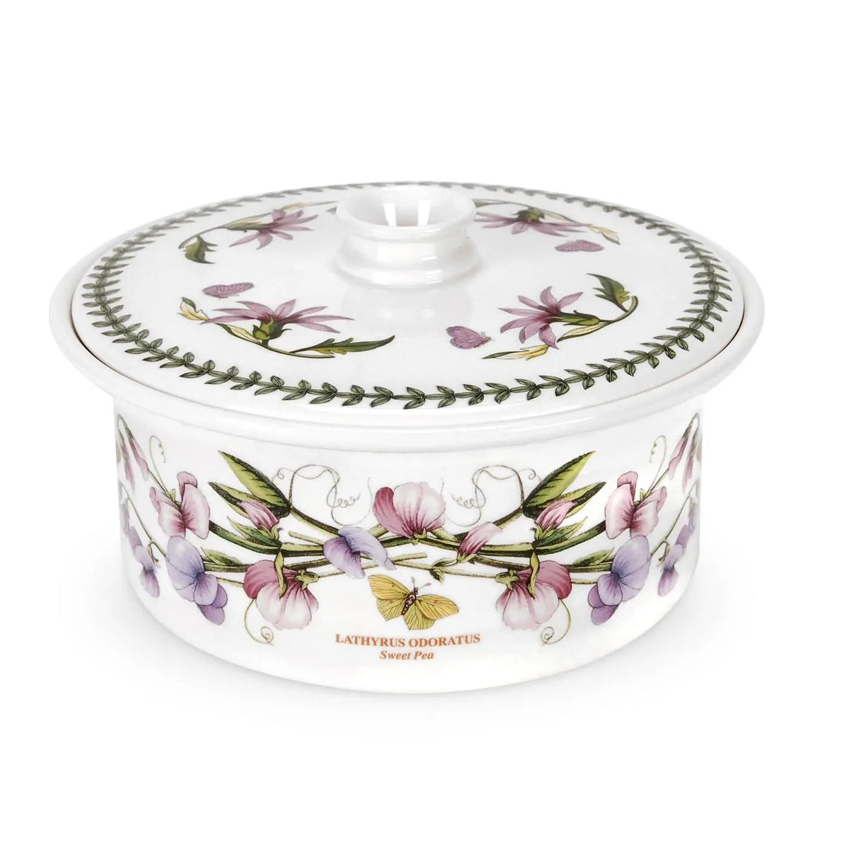 Botanic Garden - Bake & Prep Covered Casserole (D) (Sweet Pea) Portmeirion