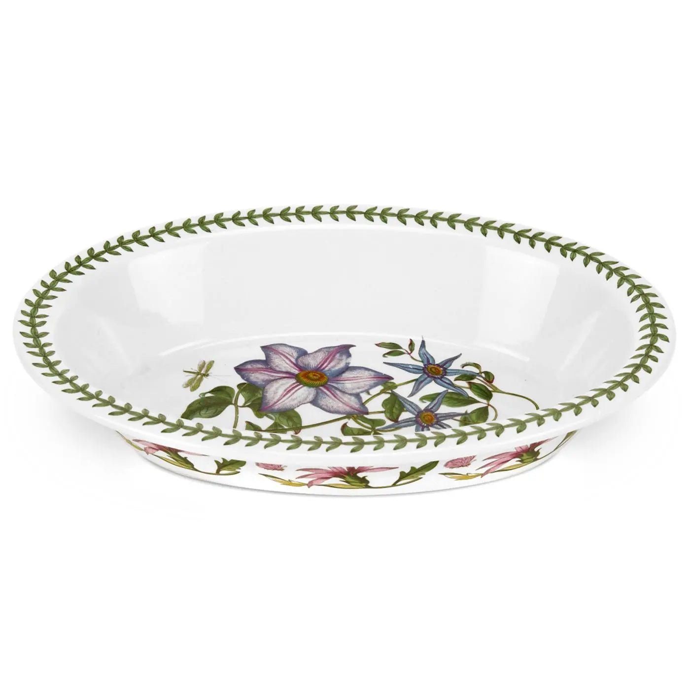 Botanic Garden - Bake & Prep Deep Oval Baker (Clematis) Portmeirion