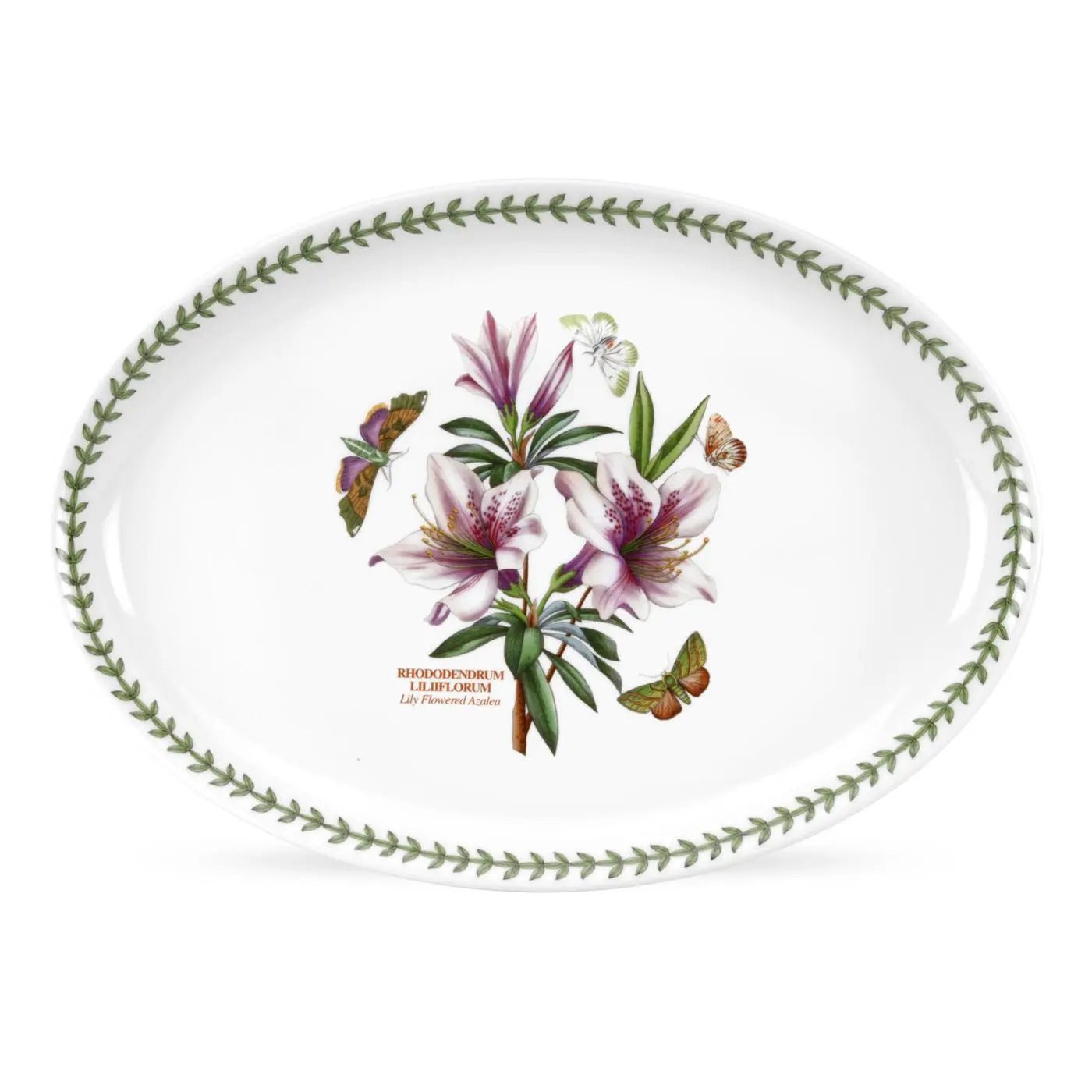 Botanic Garden - Bake & Prep Platter/Oval Serving Dish (Azalea) Portmeirion