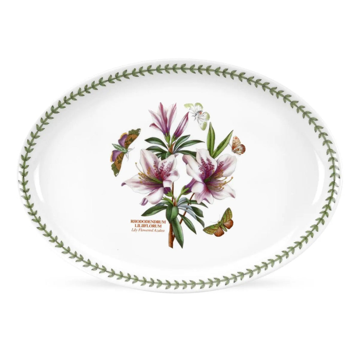 Botanic Garden - Bake & Prep Platter/Oval Serving Dish (Azalea) Portmeirion