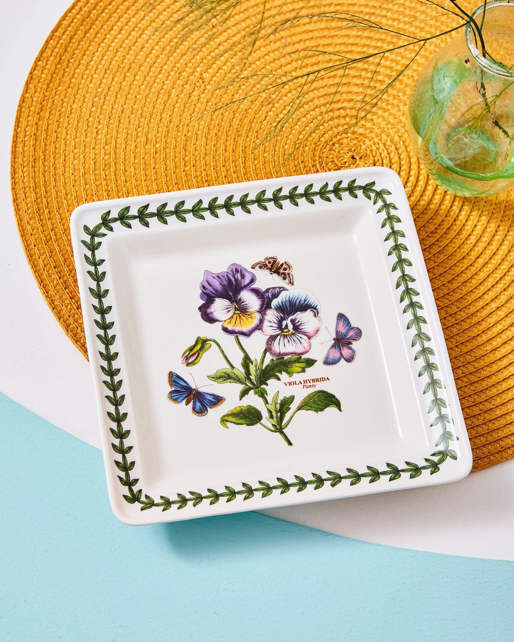Botanic Garden - Classic Dinnerware Square Plate Portmeirion