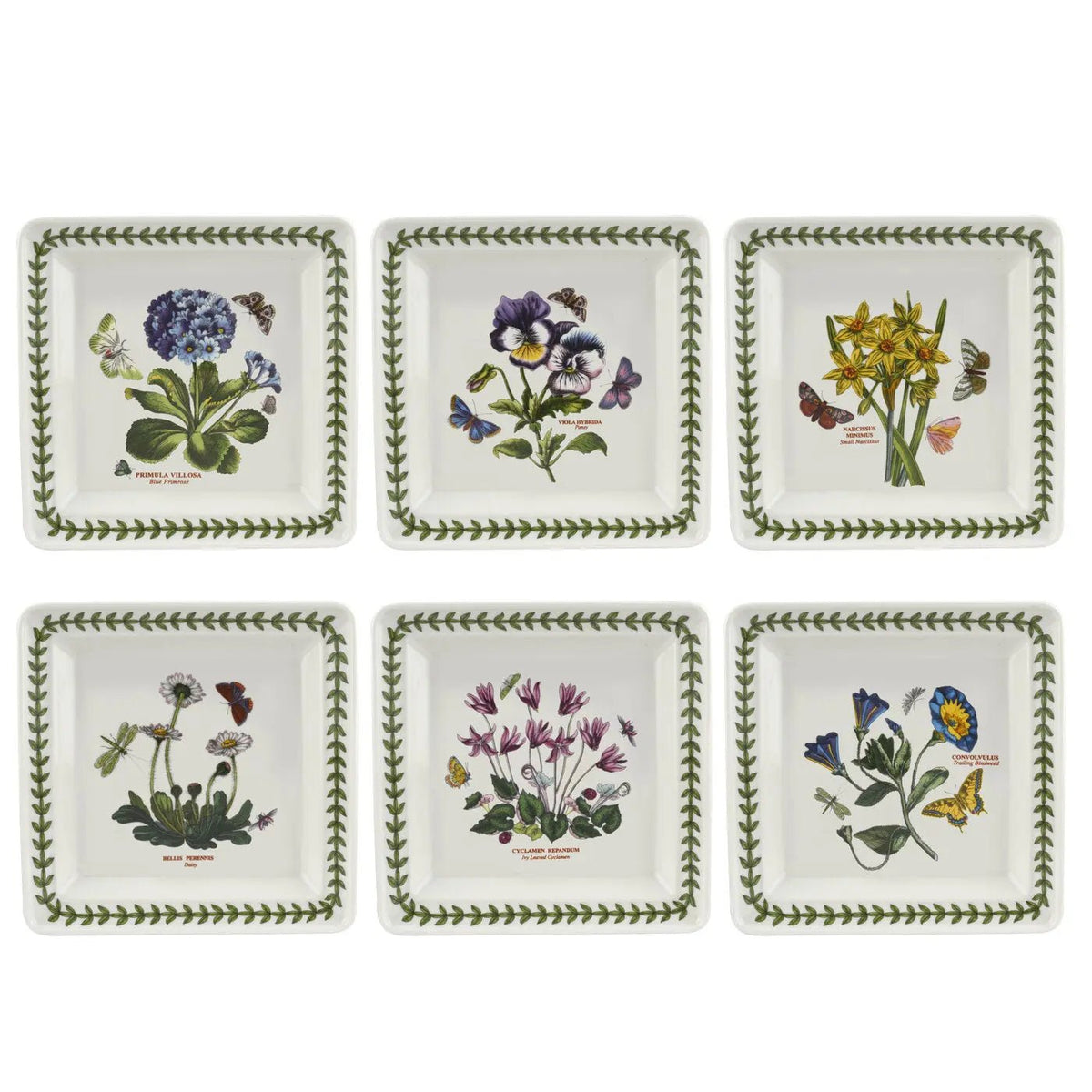 Botanic Garden - Classic Dinnerware Square Plate Portmeirion