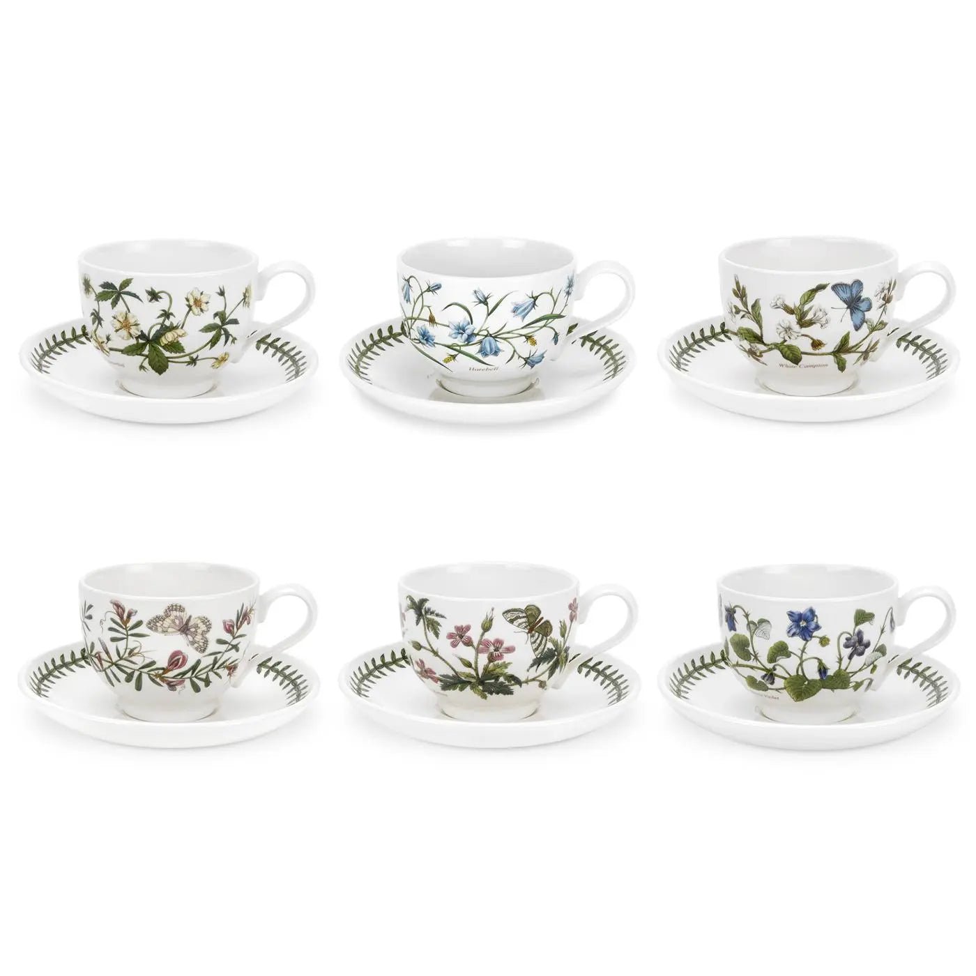 Botanic Garden - Classic Dinnerware Teacup & Saucer (T) Portmeirion